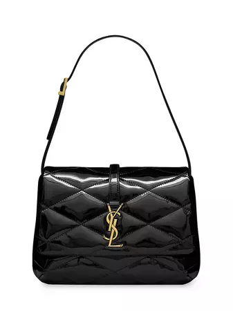 Shop Saint Laurent Le 57 Hobo Bag in Quilted Patent Bag | Saks Fifth Avenue