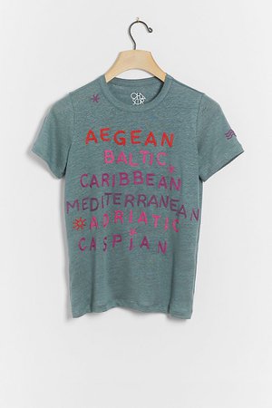 Seas Embroidered Tee | Anthropologie
