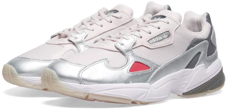 pink Adidas falcon shoes