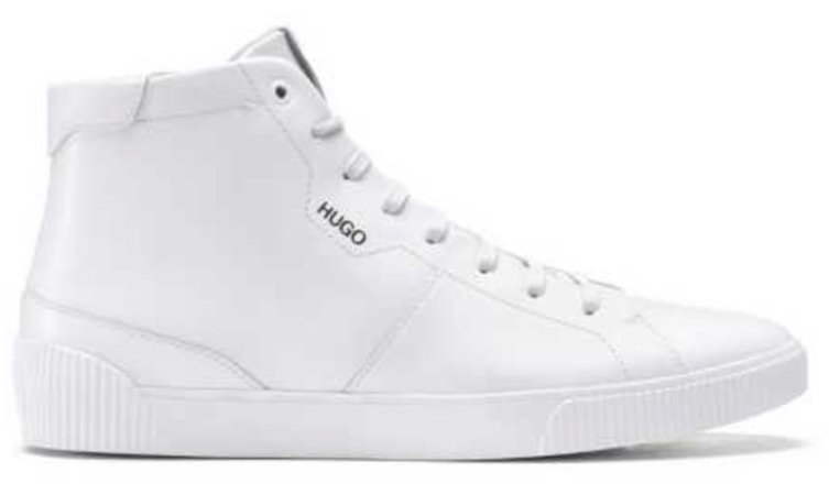 Hugo Hugo Boss High-top trainers in leather with logo details