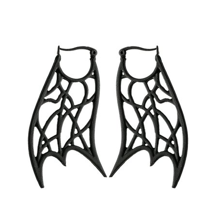 Restyle Elvish earrings black - Restyle | Attitude Europe