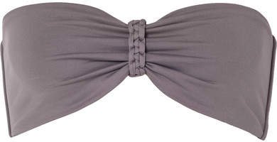 Broochini - Toulouse Bandeau Bikini Top - Gray
