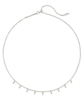 Addison Choker Necklace in Silver | Kendra Scott