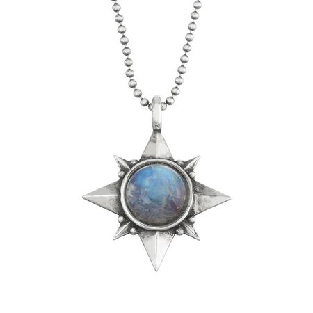 Moonstone North Star Necklace – RockLove Jewelry
