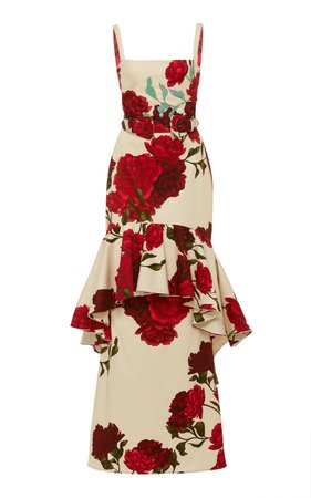 Exclusive Universal Exposition Floral-Print Cotton-Blend Gown by Johanna Ortiz | Moda Operandi