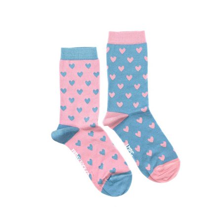 Womens Socks Heart Socks Mismatched socks Cool socks | Etsy