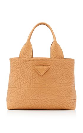 Stamped Leather Tote Bag By Prada | Moda Operandi