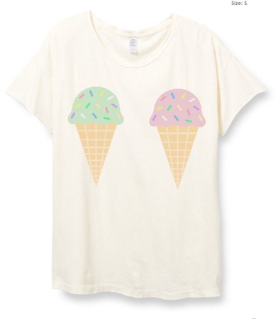 Womens Boho ICE CREAM Cone Tee Shirt Trendy Tumblr Shirt Top | Etsy