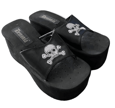 demonia y2k platform sandals