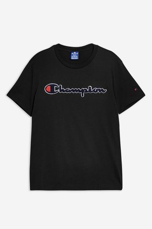 Script Logo T-Shirt by Champion | Topshop