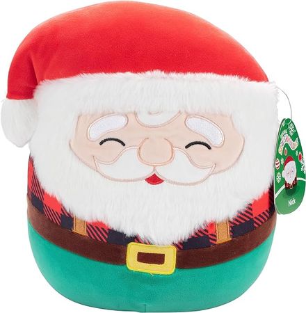 Amazon.com: Squishmallows 10" Santa Claus - Official Kellytoy Christmas Plush - Collectible Soft & Squishy Holiday Stuffed Animal Toy - Add to Your Squad - Gift for Kids, Girls & Boys - 10 Inch : Toys & Games