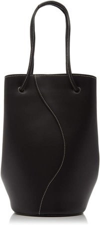 Little Liffner Curve Leather Bucket Tote