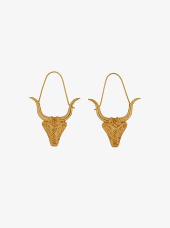 Taurus zodiac earrings