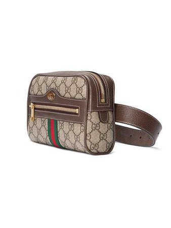 Gucci Brown Ophidia GG Supreme Small Belt Bag - Farfetch