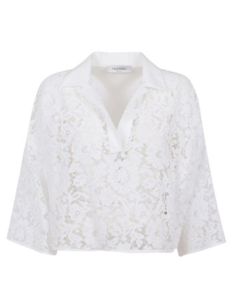 Valentino Top In Heavy Lace | italist, ALWAYS LIKE A SALE