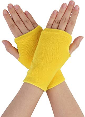 yellow fingerless glove - Google Search