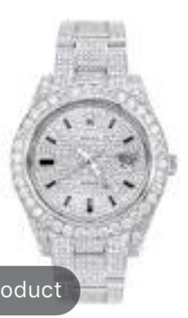 Diamond Rolex watch
