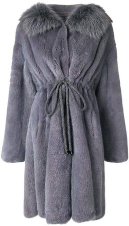 Liska drawstring coat