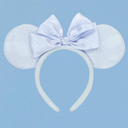 Disney Parks Minnie Ears Headband Ever After Cinderella Blue Tokyo Disneyland | eBay