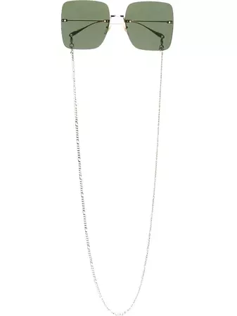 Gucci Eyewear Rimless oversized-frame Sunglasses - Farfetch