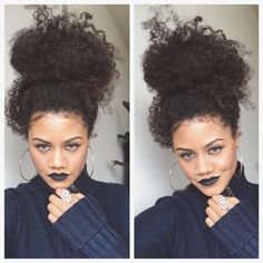 Idea by Olivia Thompson on Hair | Natural hair styles, Natural hair styles for black women, Hair styles
