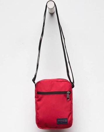 Jansport Weekender Red Tape Crossbody Bag - Red - One Size