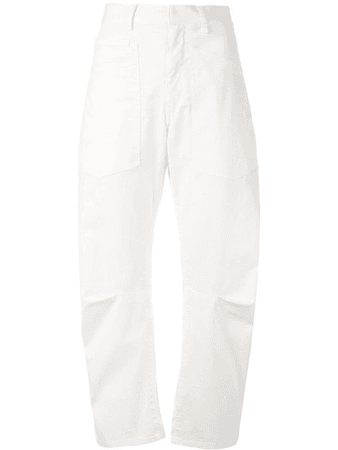 white baggy jeans