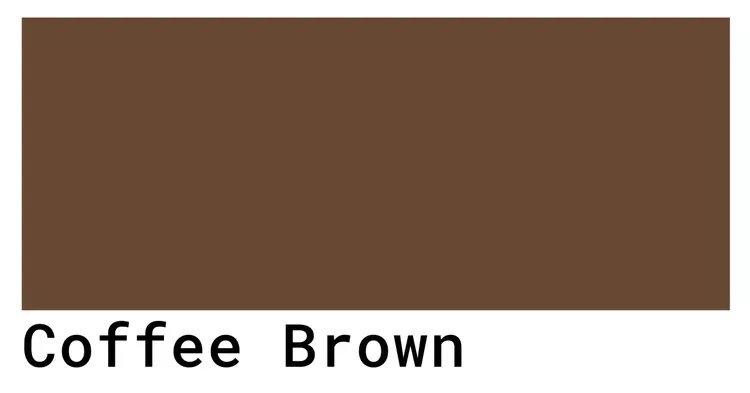 Coffee Brown Color Codes