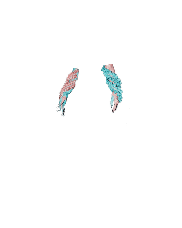 ManMadeSkins | Baby Blue+Pink Ruffle Pendant Gloves (Dei5 edit)