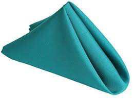 turquoise napkin