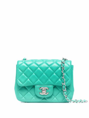 Chanel Pre-Owned 2012 diamond-quilted crossbody bag - FARFETCH
