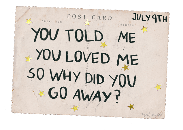 last kiss postcard