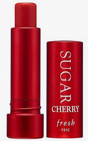 fresh sugar cherry lip balm chapstick spf red