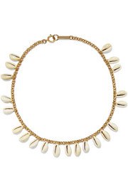 Tohum | Mega Puka gold-plated necklace | NET-A-PORTER.COM