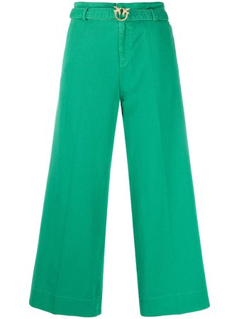 Pinko cropped flared trousers