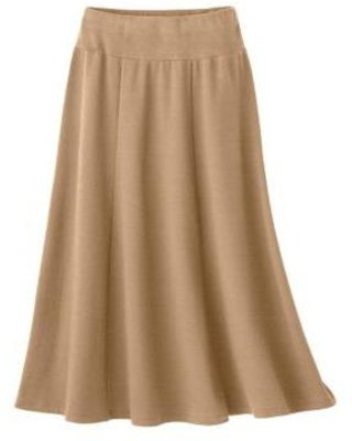 Appleseed's Women's Everyday Knit Long Skirt, Brown, Size L from Appleseeds | People
