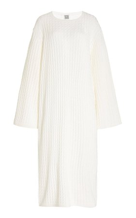 Cable-Knit Wool Midi Dress By Totême | Moda Operandi