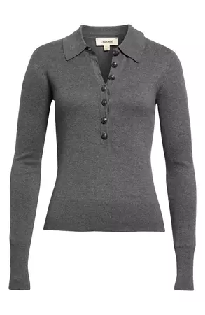 L'AGENCE Sterling Collar Sweater | Nordstrom