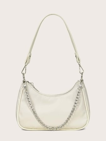 Chain Decor Baguette Bag | SHEIN USA