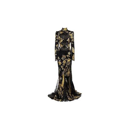 Roberto Cavalli Satin brocade dress