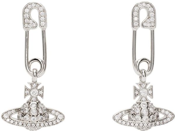 vivienne westwood silver lucrece earrings
