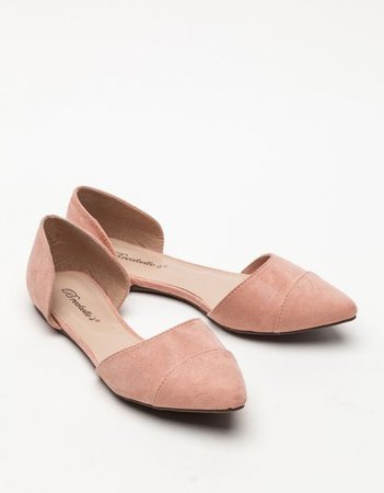 Pink suede shoes