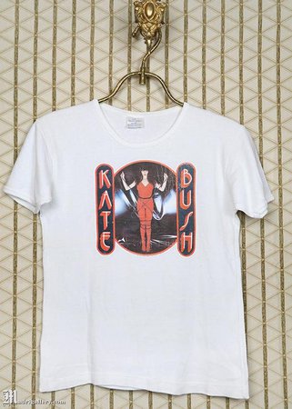 Kate Bush vintage and MEGA rare t-shirt white tee shirt