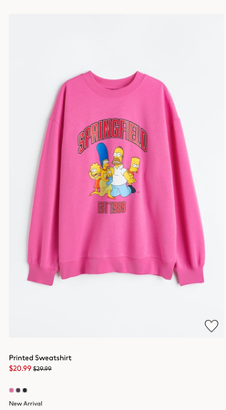 Simpsons sweatshirt