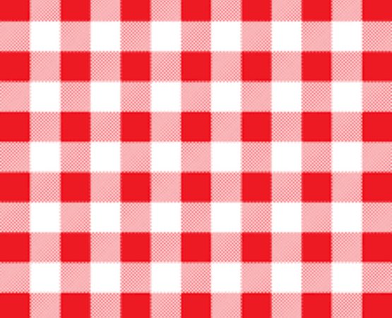 red gingham