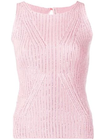 Ermanno Scervino knitted vest top $1,038 - Buy SS19 Online - Fast Global Delivery, Price