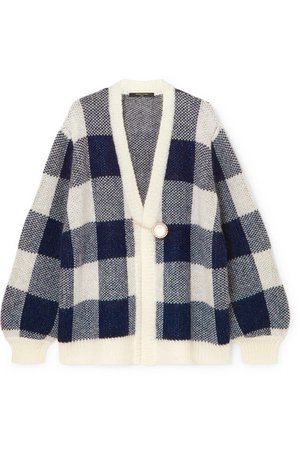 Mother of Pearl | Blake checked jacquard-knit cardigan | NET-A-PORTER.COM