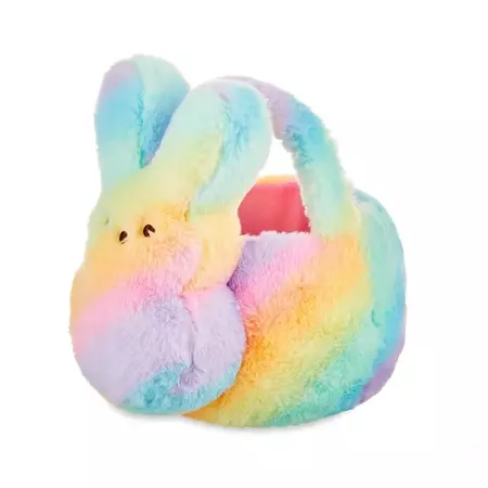 10.5in Rainbow Peeps Bunny Basket&nbsp; - Walmart.com