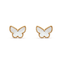 Sweet Alhambra butterfly earstuds - VCARN5JM00- Van Cleef & Arpels