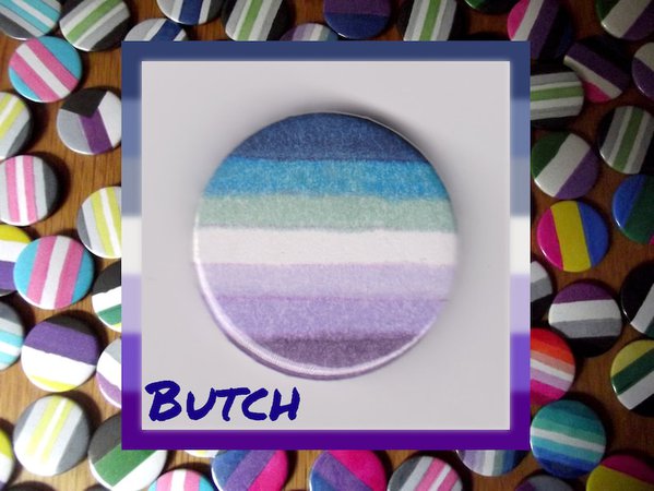 Butch Pride 1" button badge | CowboyYeehaww